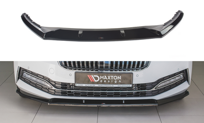 Forreste splitter V.2 Skoda Superb Liftback / Combi Mk3 Facelift