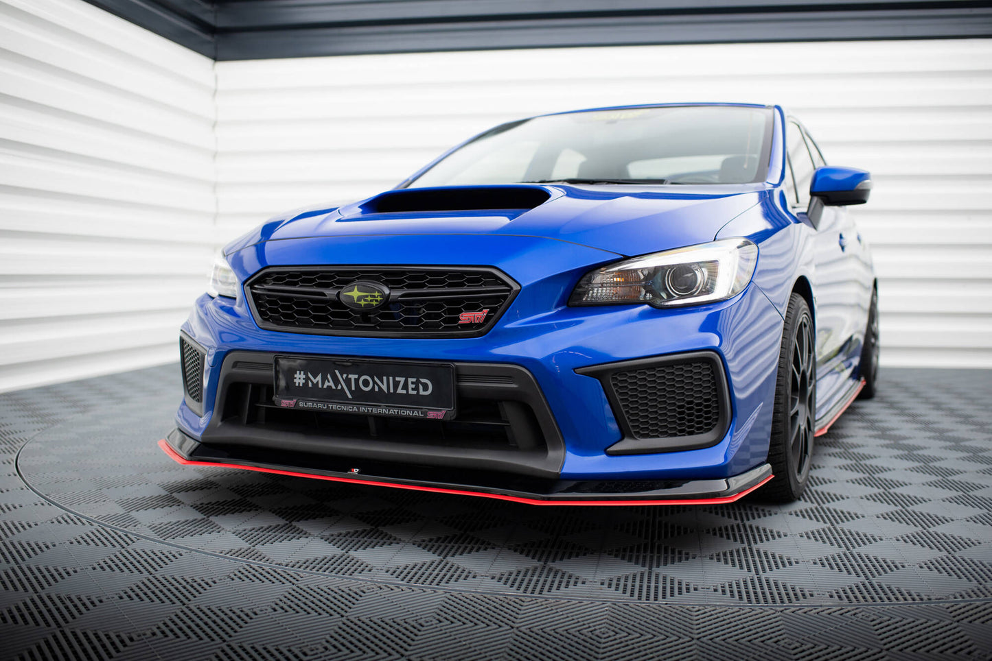 Forreste splitter V.2 Subaru WRX STI Mk1 Facelift