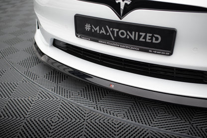 Forreste splitter V.2 Tesla Model S Plaid Mk1 Facelift