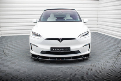 Forreste splitter V.2 Tesla Model X Mk1 Facelift