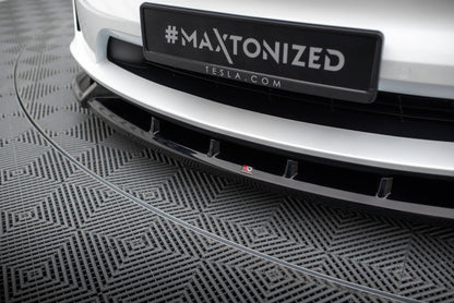 Forreste splitter V.2 Tesla Model X Mk1 Facelift