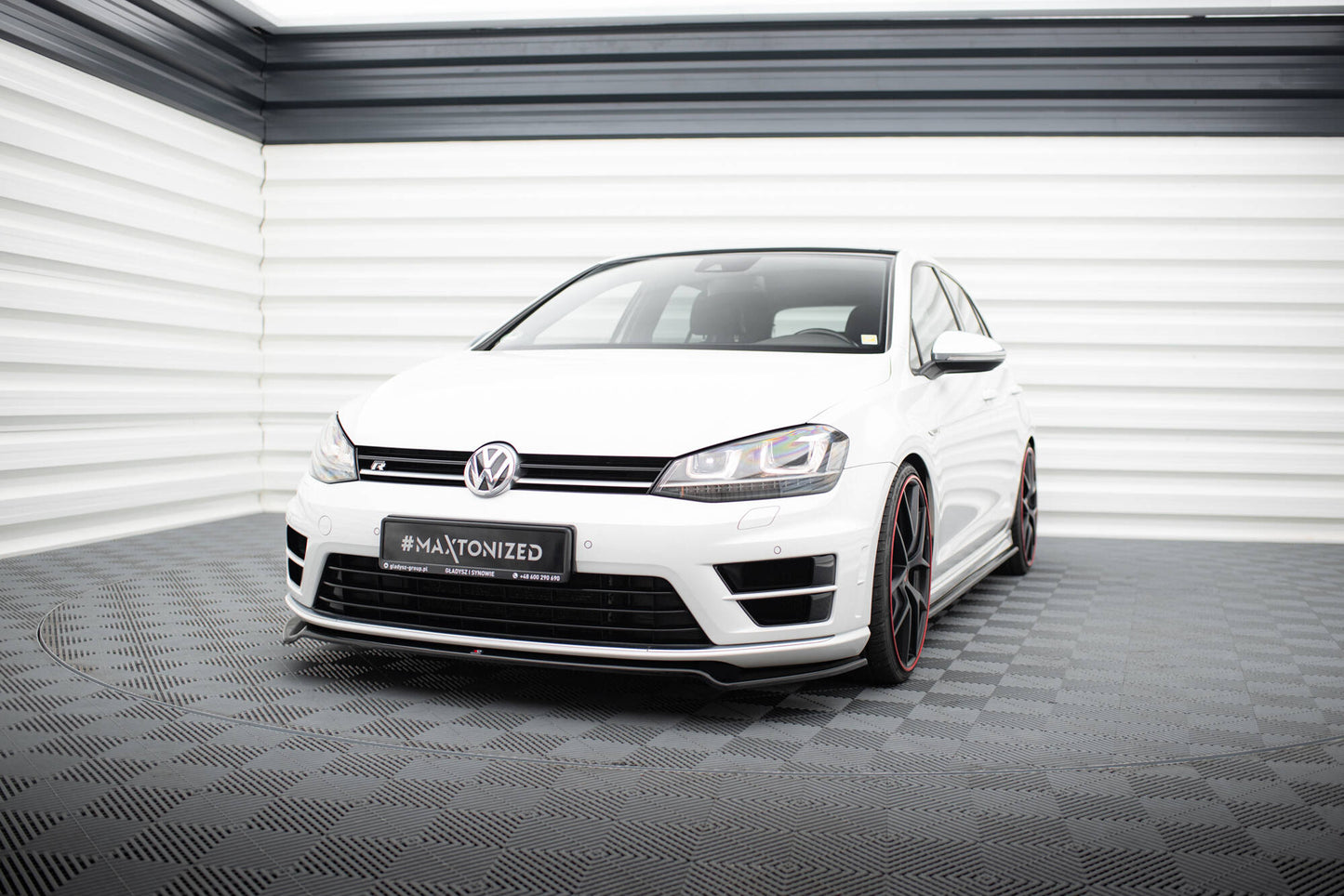 Forreste splitter V.2 VW Golf 7 R / R-Line