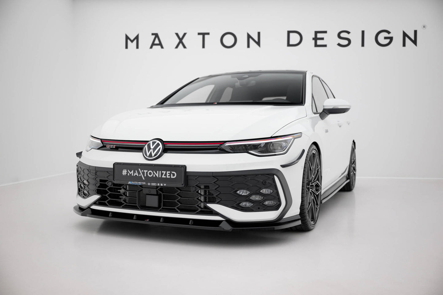 Forreste splitter V.2 Volkswagen Golf GTI / GTE / R-Line Mk8 Facelift