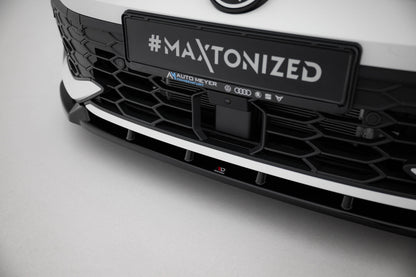Forreste splitter V.2 Volkswagen Golf GTI / GTE / R-Line Mk8 Facelift
