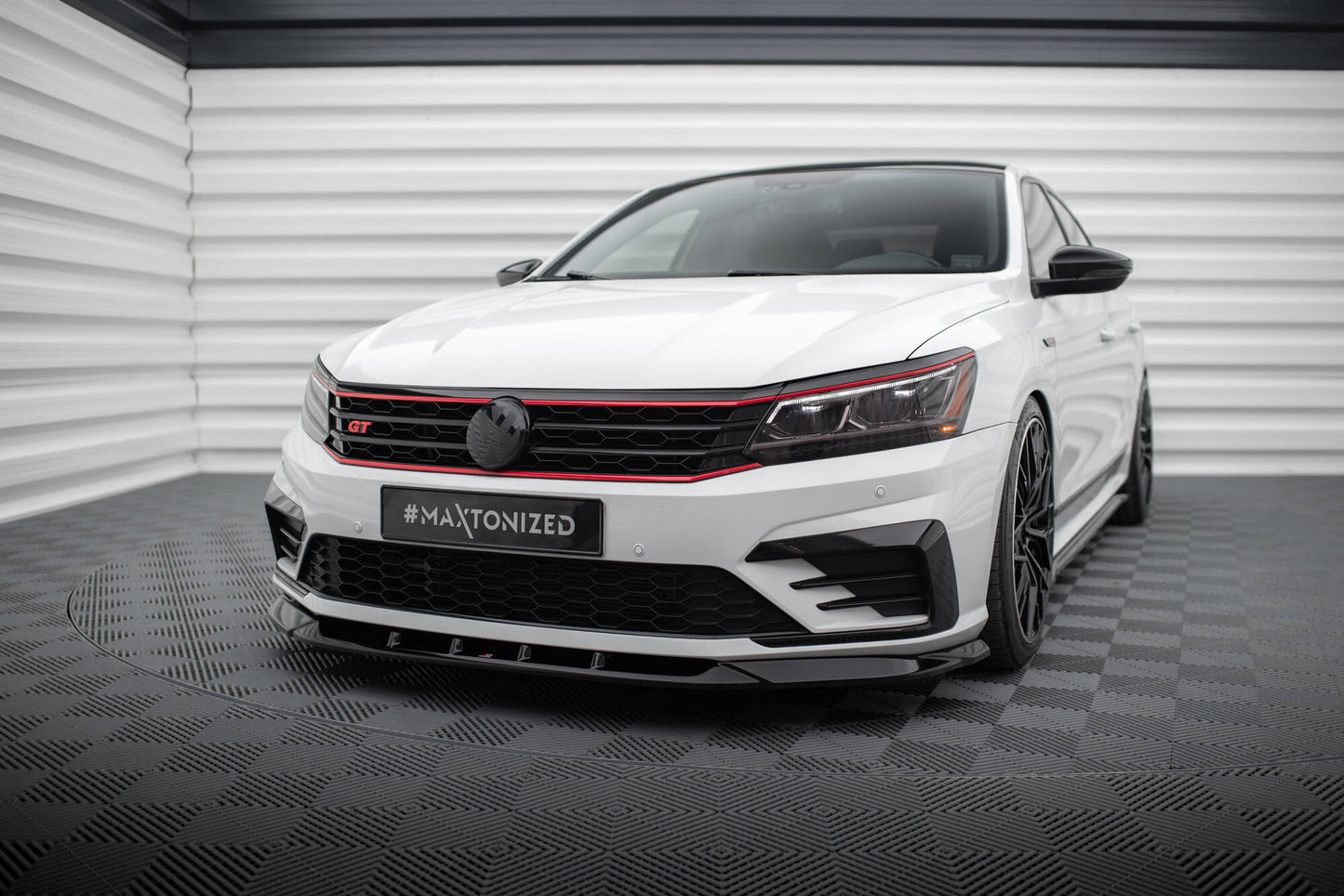 Forreste splitter V.2 Volkswagen Passat GT B8 Facelift USA