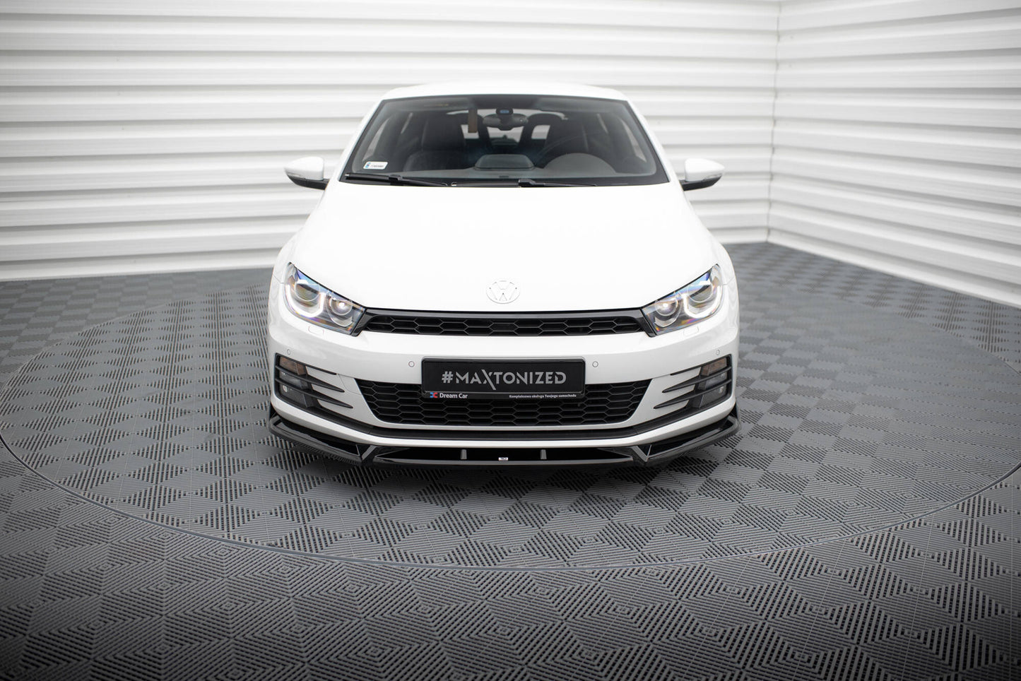 Forreste splitter V.2 Volkswagen Scirocco Mk3 Facelift