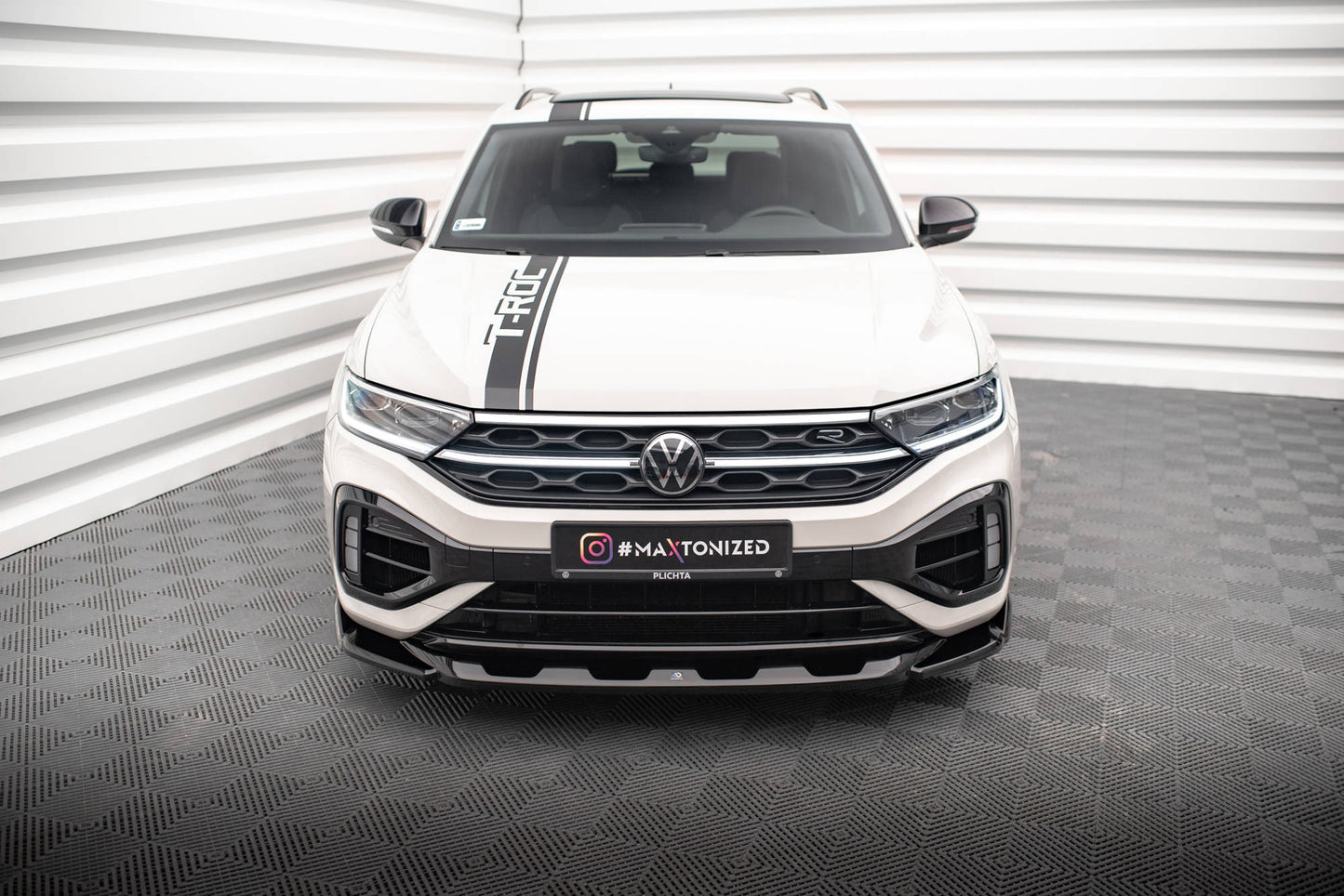 Forreste splitter V.2 Volkswagen T-Roc R / R-Line Mk1 Facelift