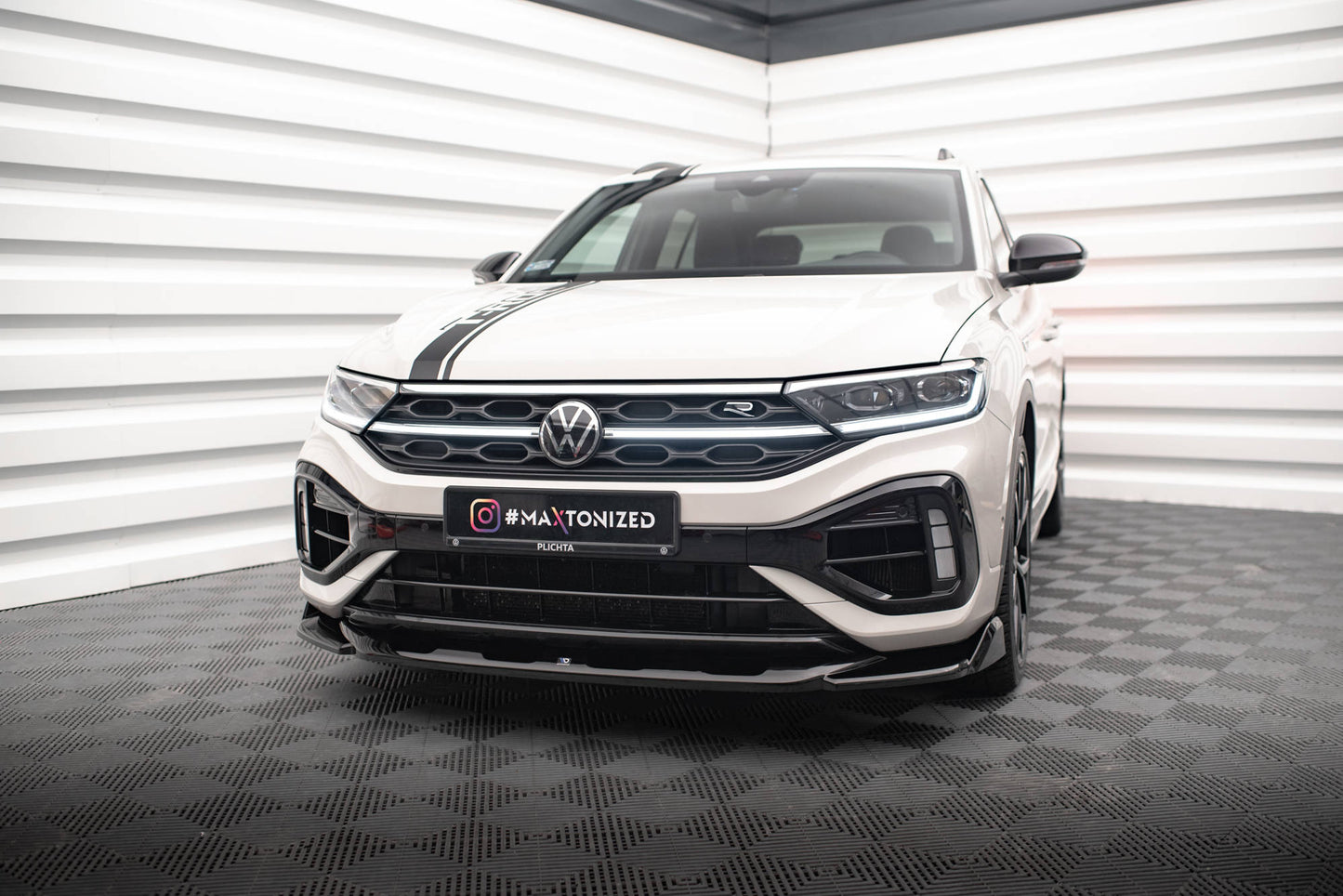 Forreste splitter V.2 Volkswagen T-Roc R / R-Line Mk1 Facelift