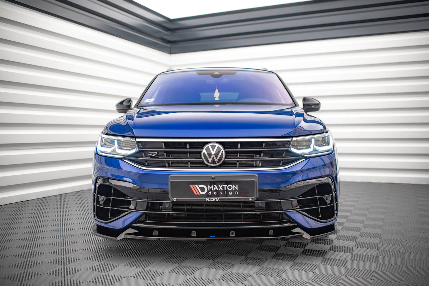 Forreste splitter V.2 Volkswagen Tiguan R / R-Line Mk2 Facelift