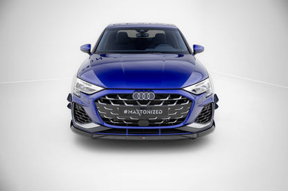 Forreste splitter V.3 Audi A3 S-Line Sedan / S3 Sedan 8Y Facelift