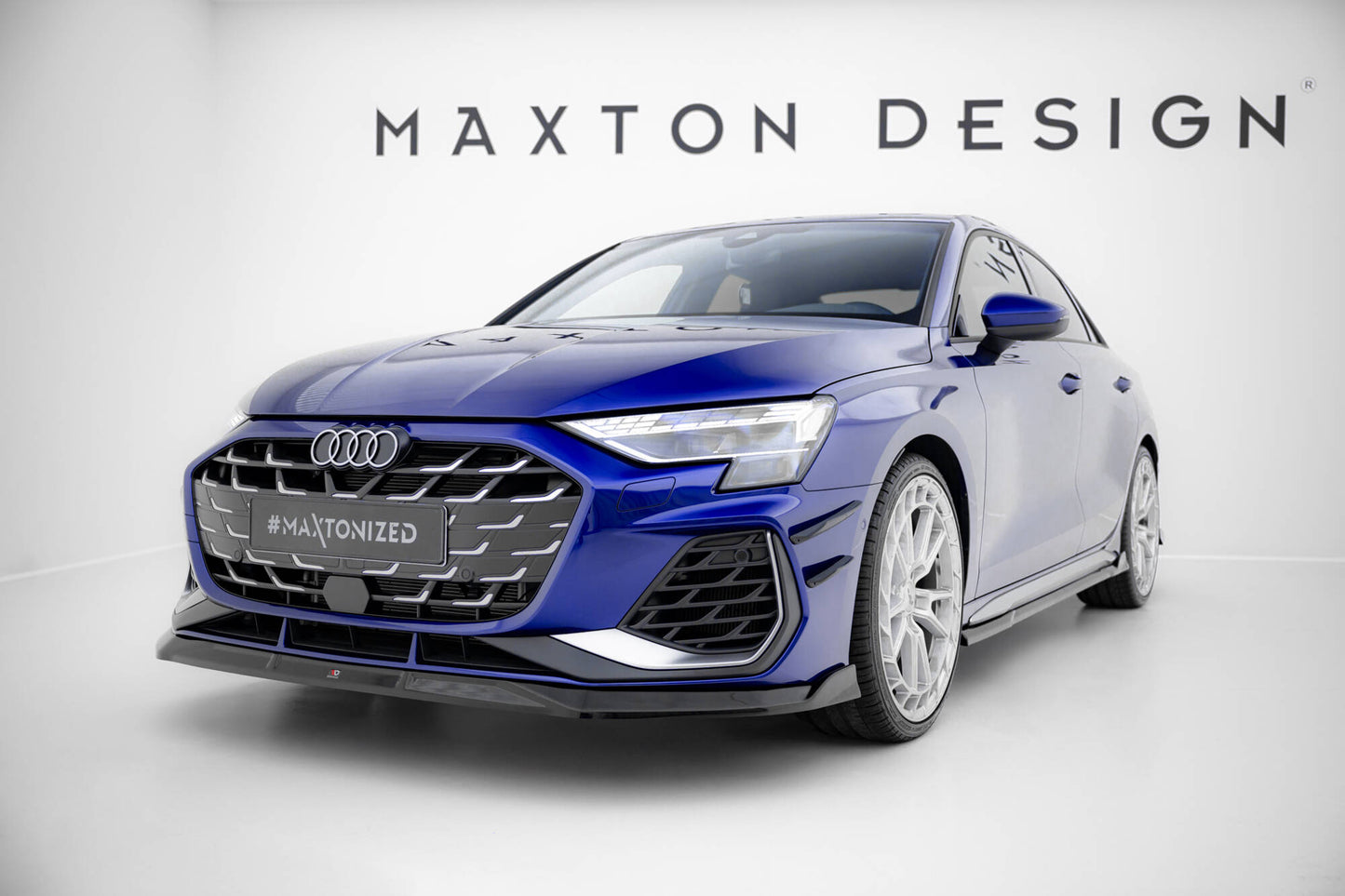 Forreste splitter V.3 Audi A3 S-Line Sedan / S3 Sedan 8Y Facelift