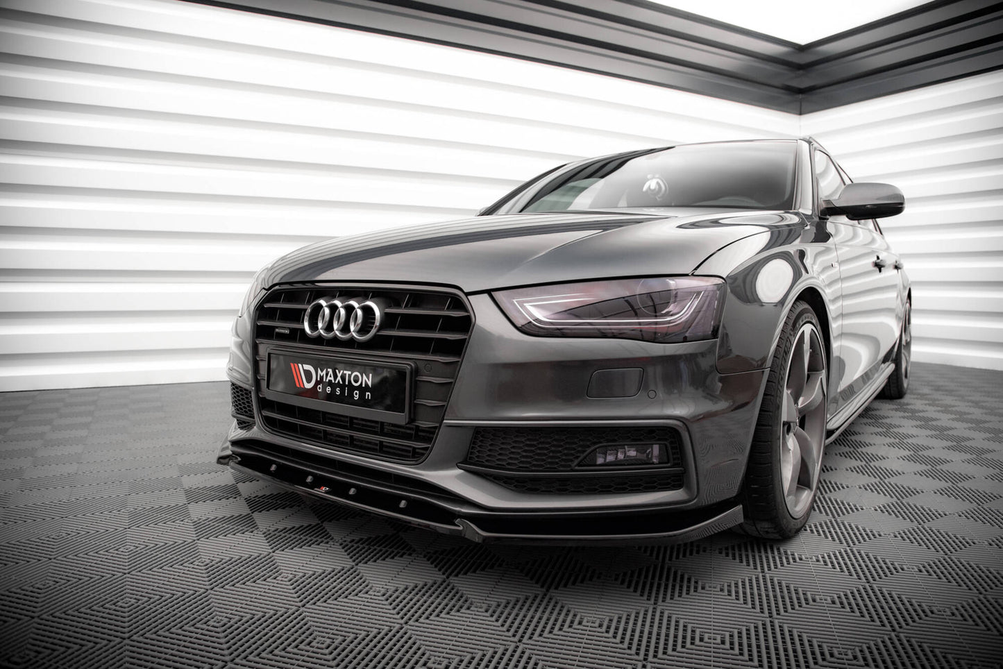 Forreste splitter V.3 Audi A4 S-Line / S4 B8 Facelift