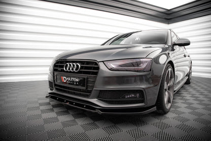 Forreste splitter V.3 Audi A4 S-Line / S4 B8 Facelift