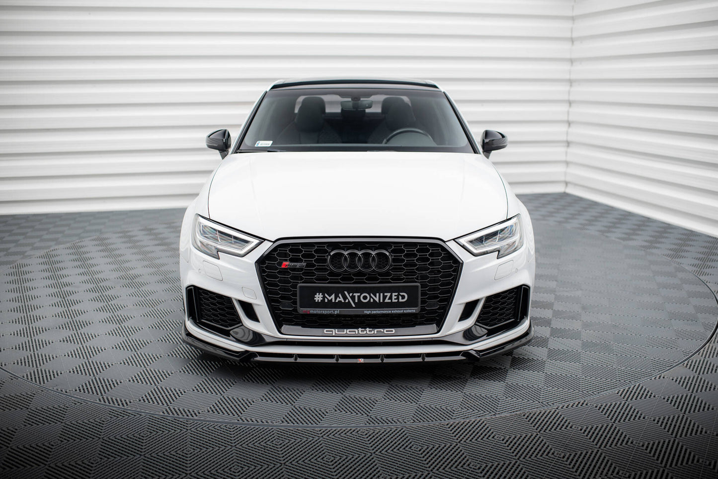 Forreste splitter V.3 Audi RS3 Sedan 8V Facelift