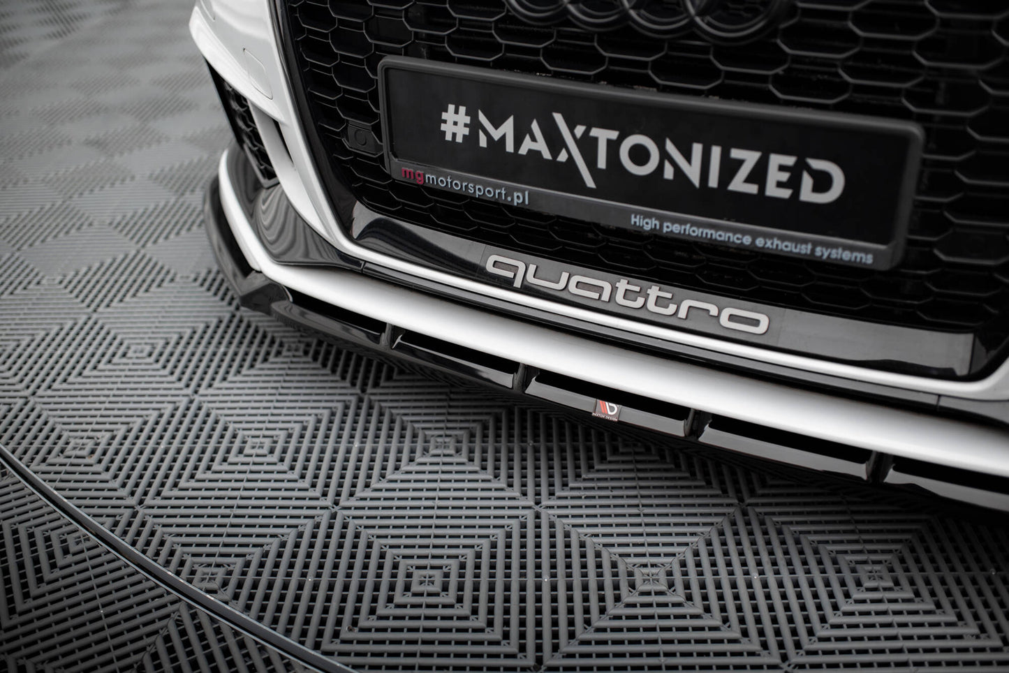 Forreste splitter V.3 Audi RS3 Sedan 8V Facelift