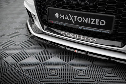 Forreste splitter V.3 Audi RS3 Sedan 8V Facelift