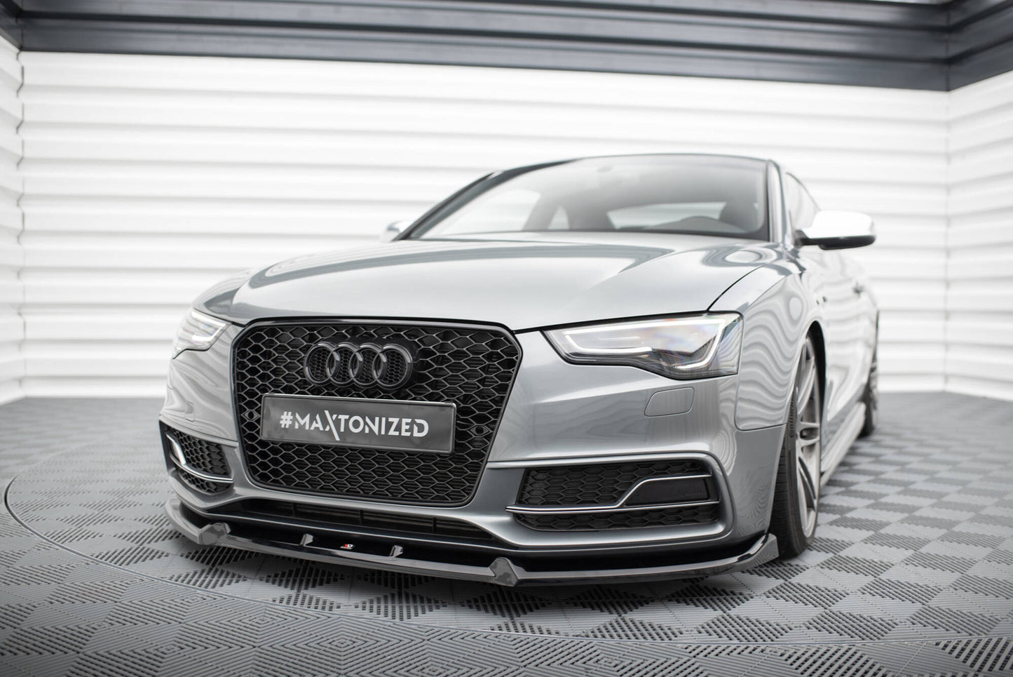 Forreste splitter V.3 Audi S5 / A5 S-Line Coupe / Sportback 8T Facelift