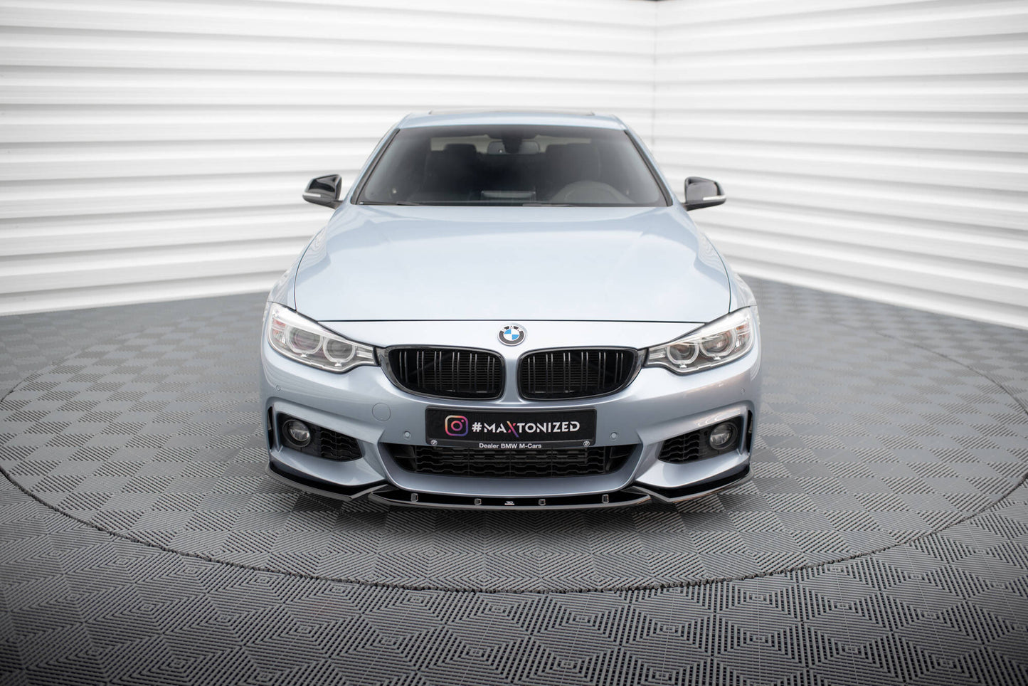 Forreste splitter V.3 BMW 4 Coupe / Gran Coupe / Cabrio M-Pack F32 / F36 / F33
