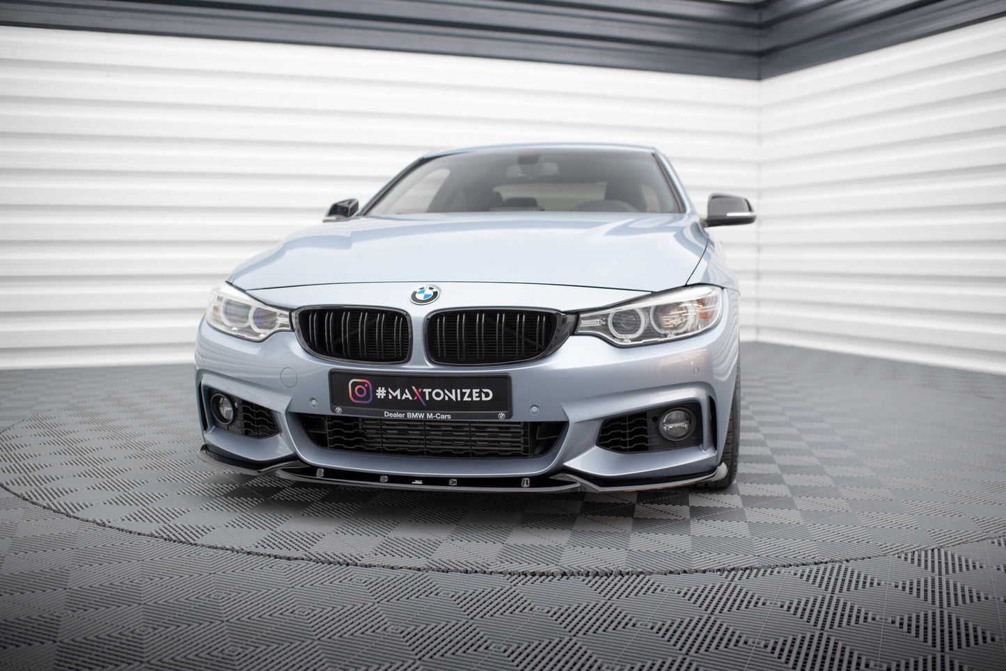 Forreste splitter V.3 BMW 4 Coupe / Gran Coupe / Cabrio M-Pack F32 / F36 / F33