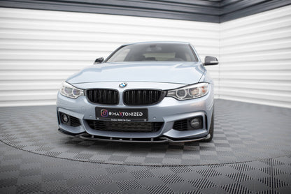 Forreste splitter V.3 BMW 4 Coupe / Gran Coupe / Cabrio M-Pack F32 / F36 / F33