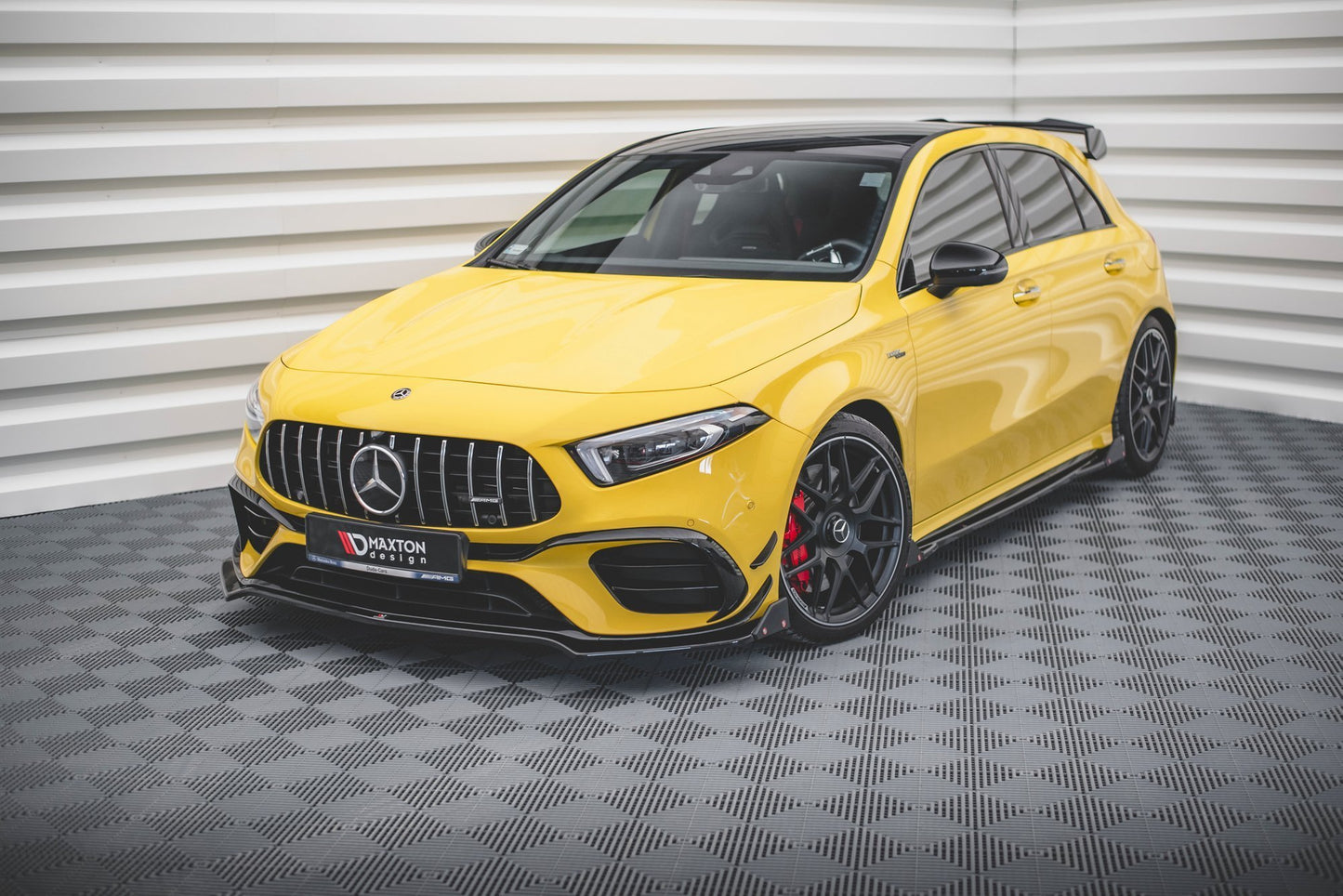Forreste splitter V.3 + Flaps Mercedes-AMG A 45 S Aero Pack W177