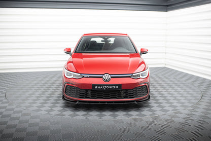 Forreste splitter V.3 + Flaps Volkswagen Golf GTI / GTE / GTD / R-Line Mk8