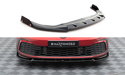 Forreste splitter V.3 + Flaps Volkswagen Golf GTI / GTE / GTD / R-Line Mk8
