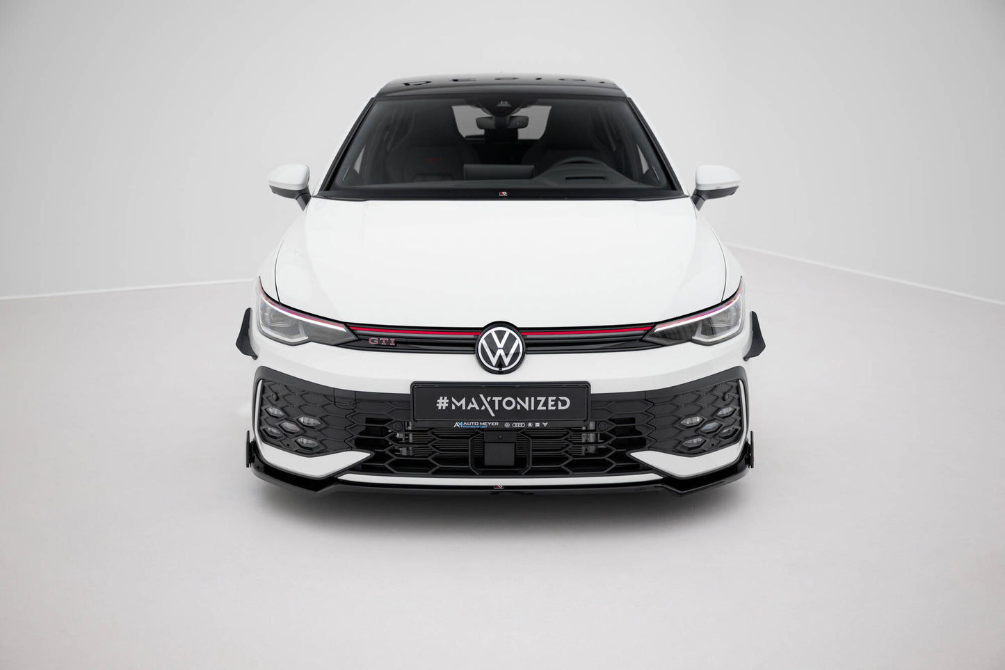 Forreste splitter V.3 + Flaps Volkswagen Golf GTI / GTE / R-Line Mk8 Facelift