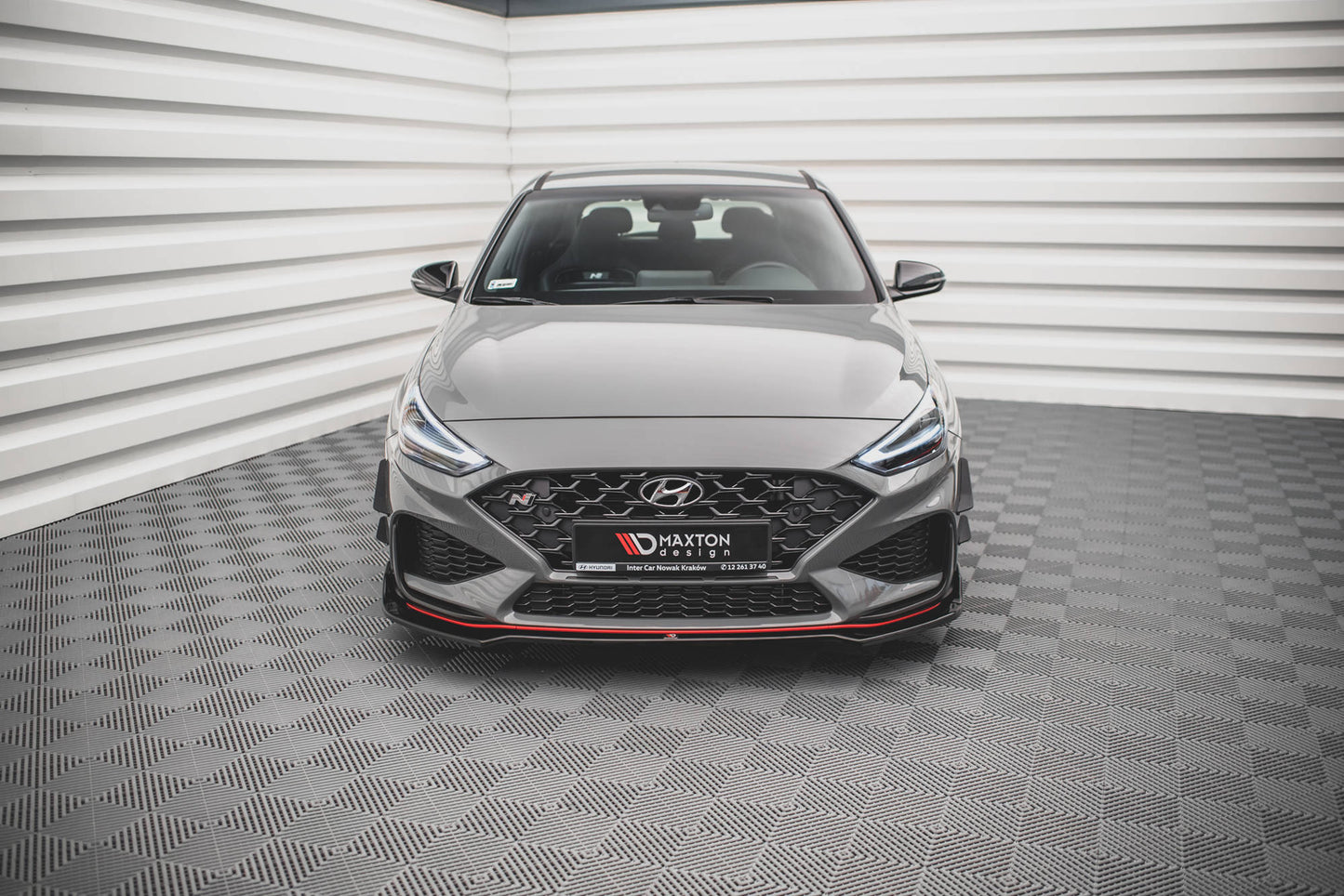 Forreste splitter V.3 Hyundai I30 N / I30 N-Line Hatchback/Fastback Mk3 Facelift