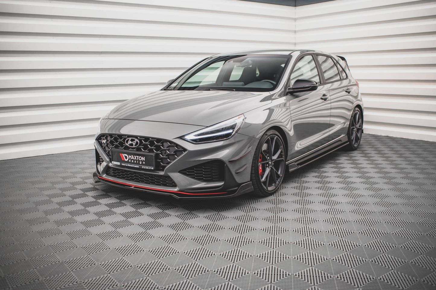 Forreste splitter V.3 Hyundai I30 N / I30 N-Line Hatchback/Fastback Mk3 Facelift