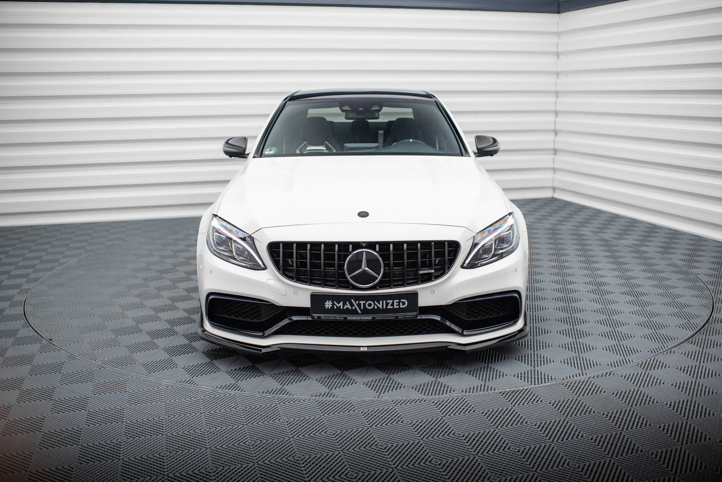 Forreste splitter V.3 Mercedes-AMG C63 Sedan / Estate W205 / S205