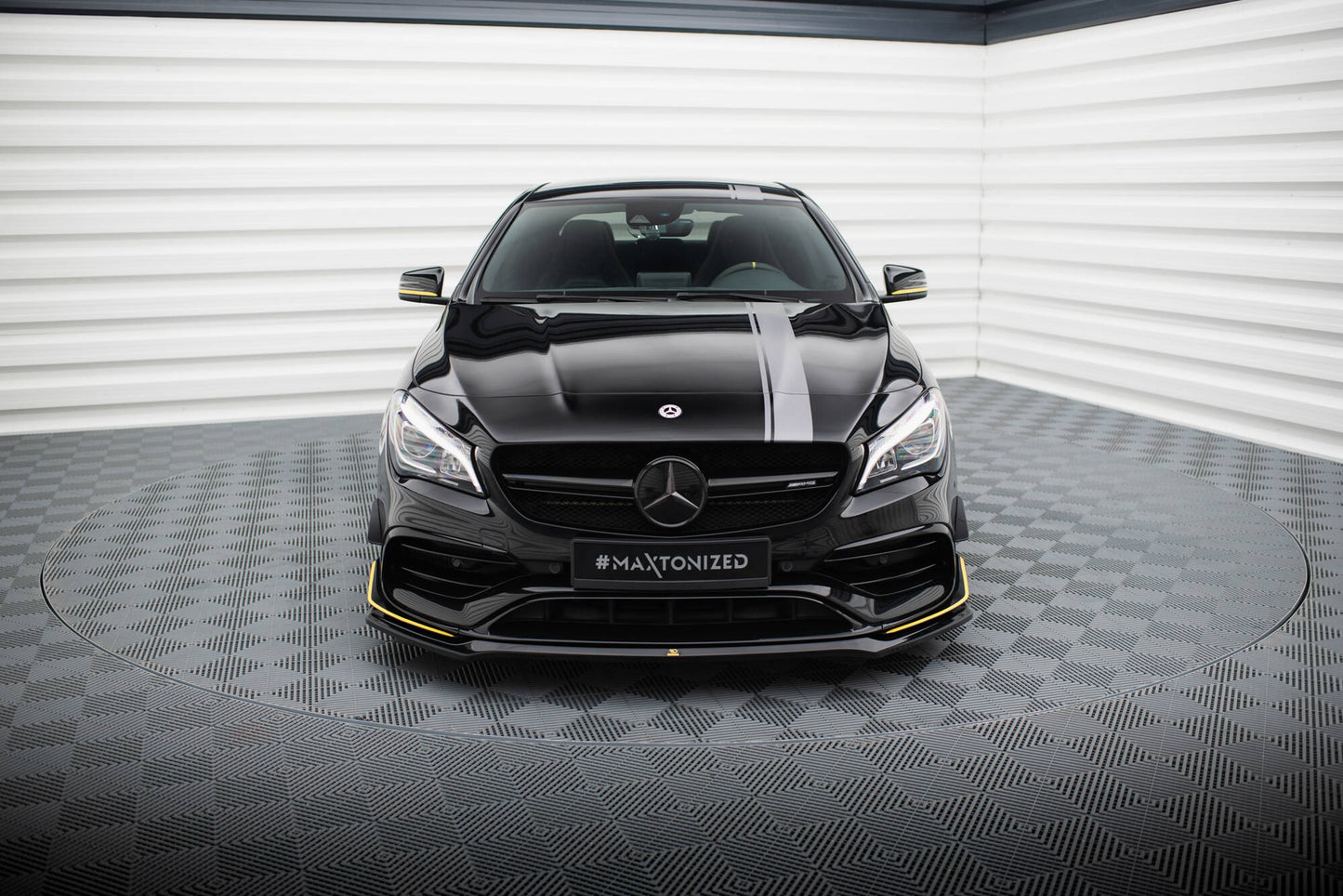 Forreste splitter V.3 Mercedes-AMG CLA 45 Aero C117 Facelift