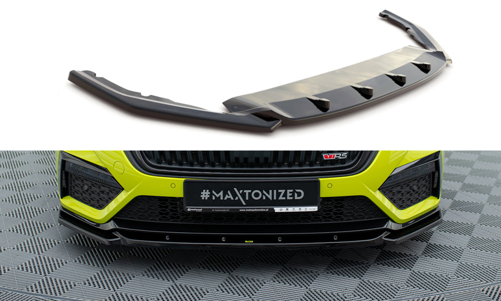 Forreste splitter V.3 Skoda Octavia RS Mk4