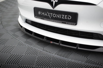 Forreste splitter V.3 Tesla Model S Plaid Mk1 Facelift