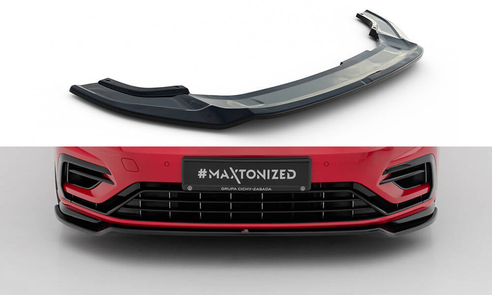 Forreste splitter V.3 Volkswagen Golf R / R-Line Mk7 Facelift