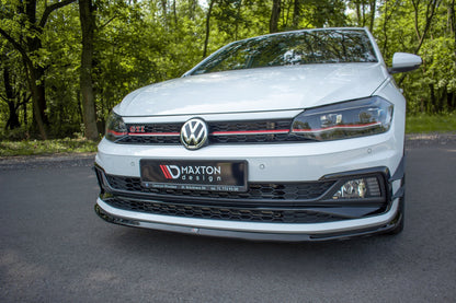 Forreste splitter V.3 Volkswagen Polo GTI / R-line Mk6