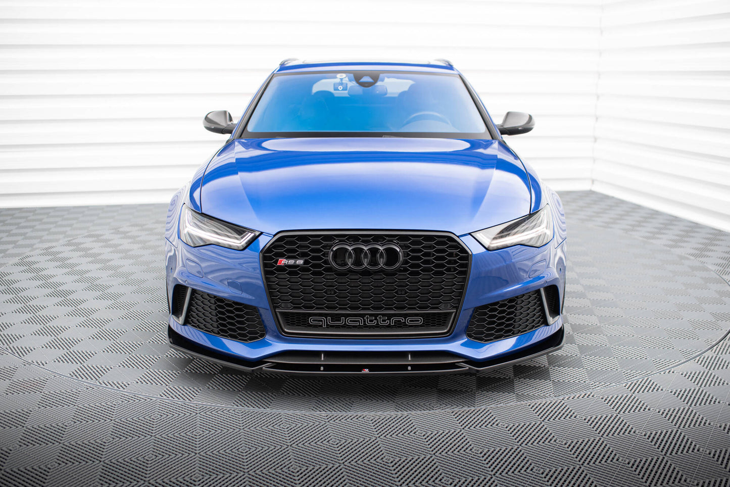 Forreste splitter V.4 Audi RS6 C7 / C7 Facelift