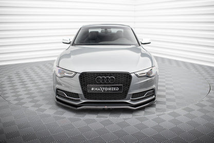 Forreste splitter V.4 Audi S5 / A5 S-Line Coupe / Sportback 8T Facelift