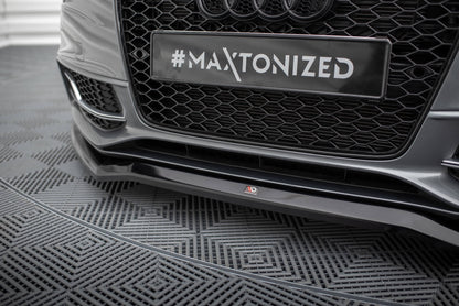 Forreste splitter V.4 Audi S5 / A5 S-Line Coupe / Sportback 8T Facelift