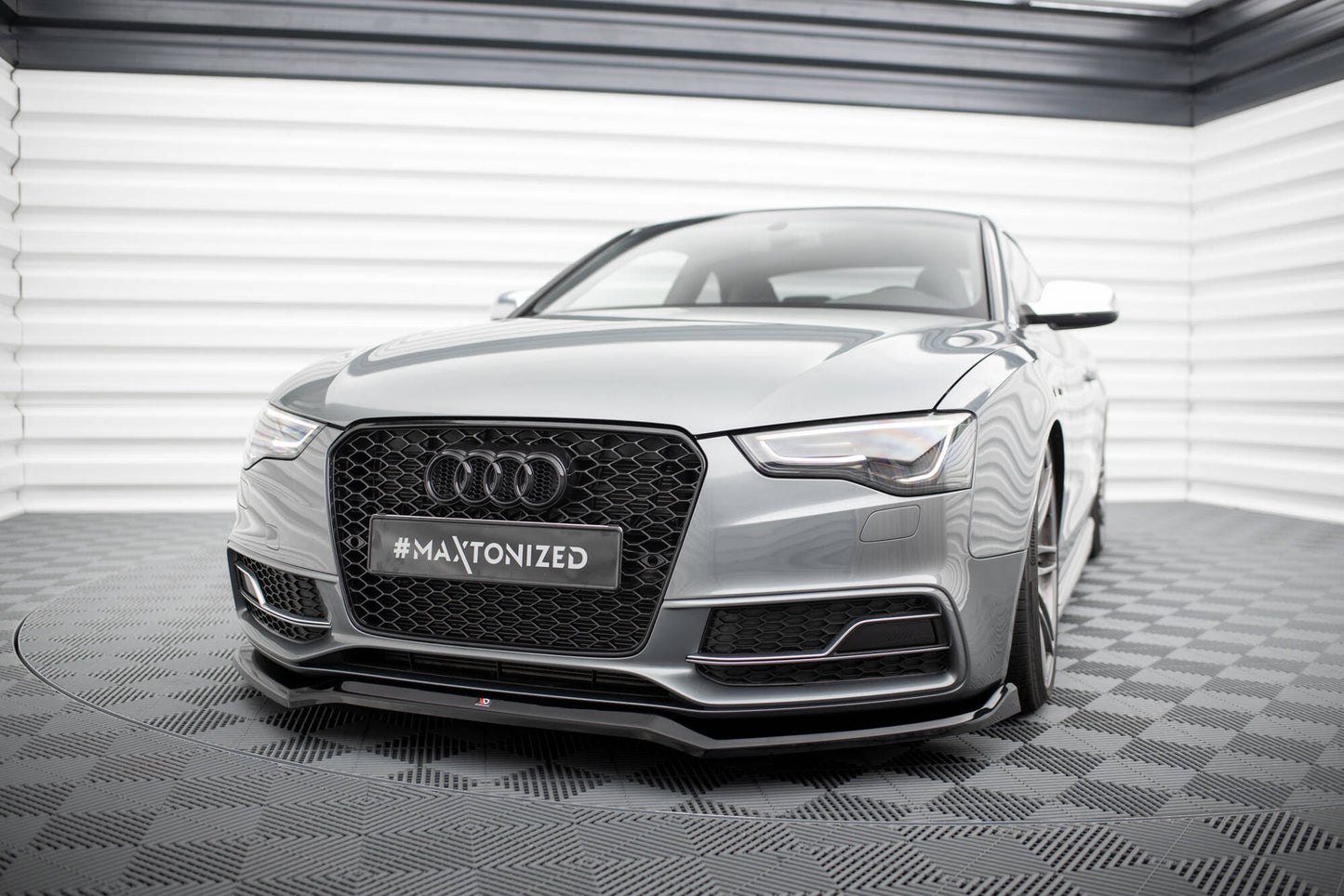 Forreste splitter V.4 Audi S5 / A5 S-Line Coupe / Sportback 8T Facelift