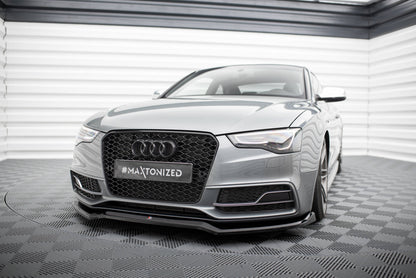 Forreste splitter V.4 Audi S5 / A5 S-Line Coupe / Sportback 8T Facelift