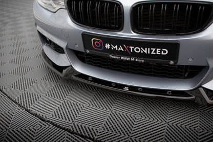 Forreste splitter V.4 BMW 4 Coupe / Gran Coupe / Cabrio M-Pack F32 / F36 / F33