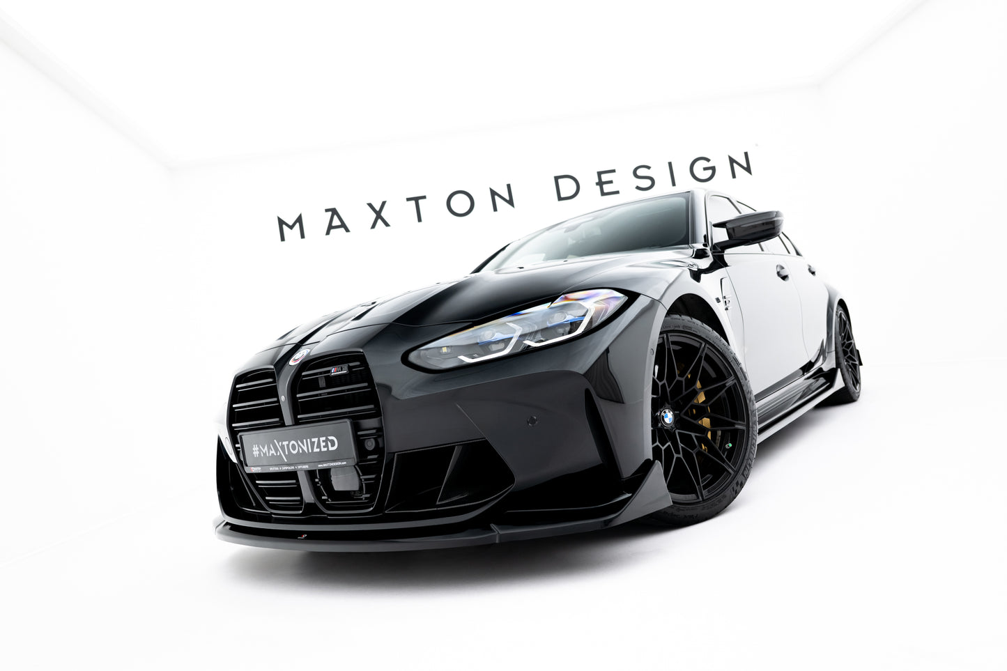 Forreste splitter V.4 CSL Look BMW M3 Sedan / Touring G80 / G81