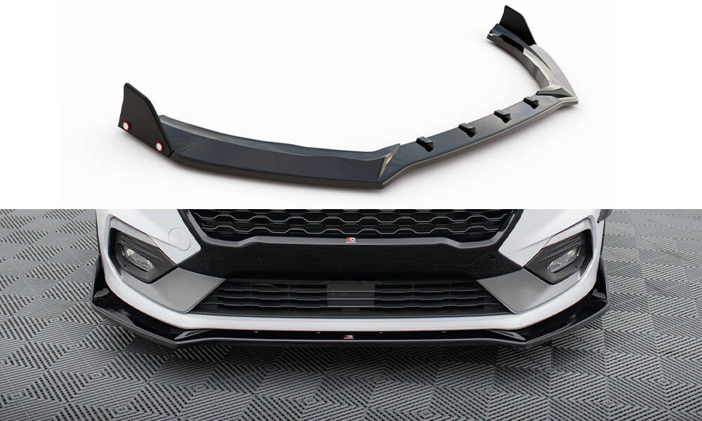 Forreste splitter V.4 + Flaps Ford Fiesta ST / ST-Line