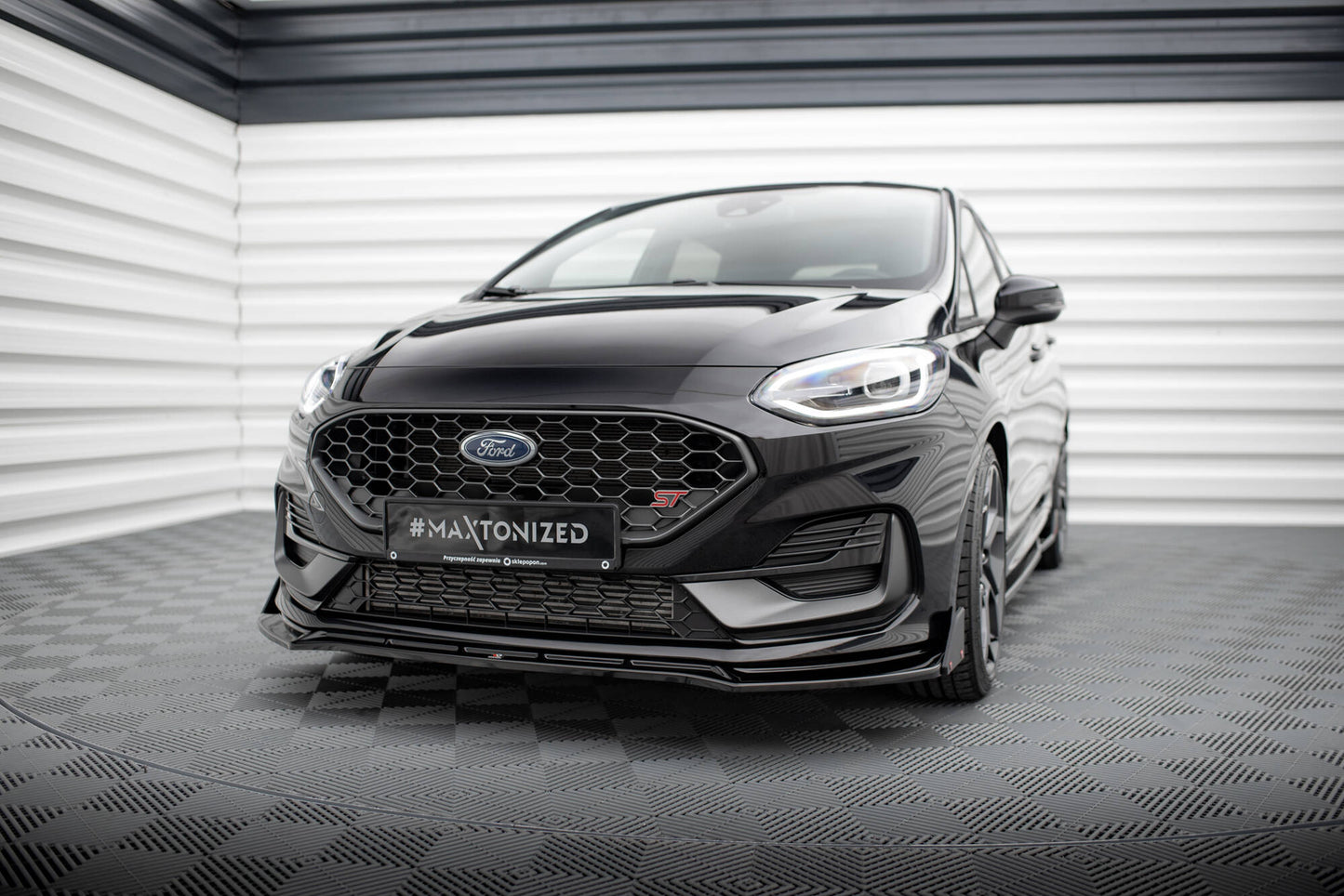 Forreste splitter V.4 + Flaps Ford Fiesta ST / ST-line Mk8 Facelift