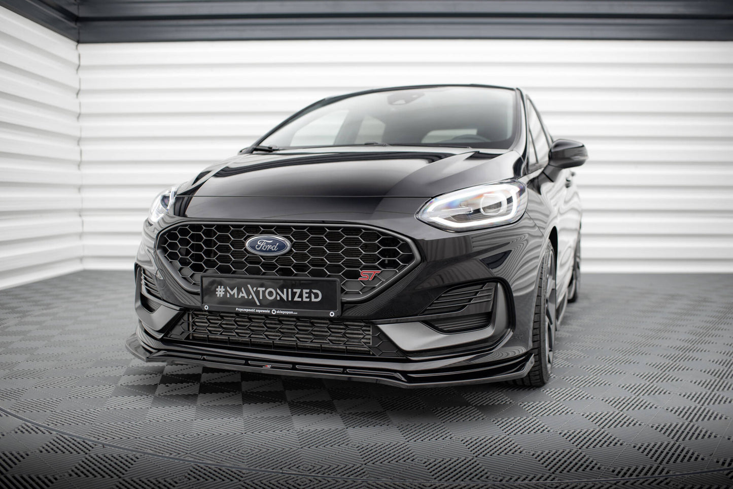 Forreste splitter V.4 Ford Fiesta ST / ST-line Mk8 Facelift