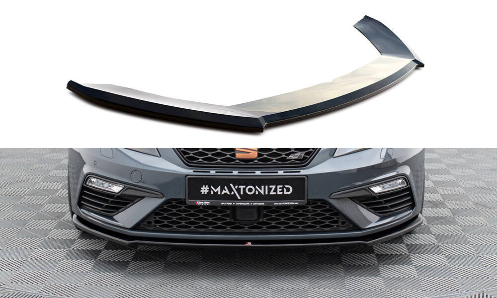 Forreste splitter V.4 Seat Leon Cupra / FR Mk3 FL