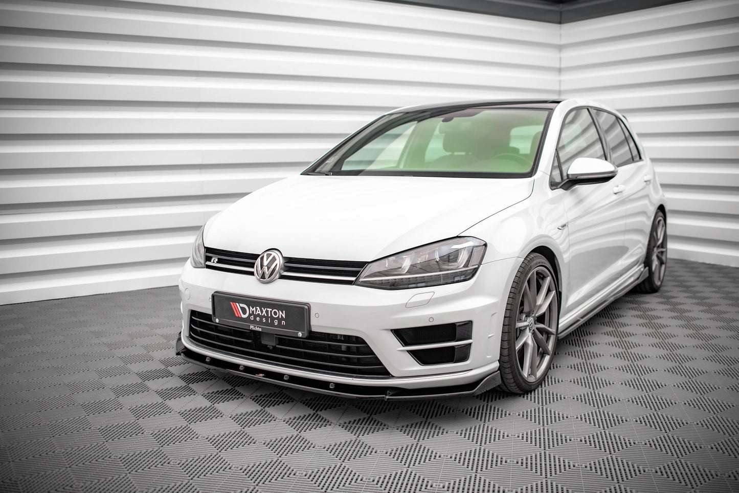 Forreste splitter V.4 Volkswagen Golf R / R-Line Mk7