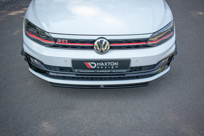 Forreste splitter V.4 Volkswagen Polo GTI / R-line Mk6