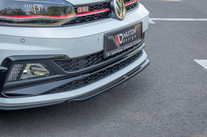 Forreste splitter V.4 Volkswagen Polo GTI / R-line Mk6